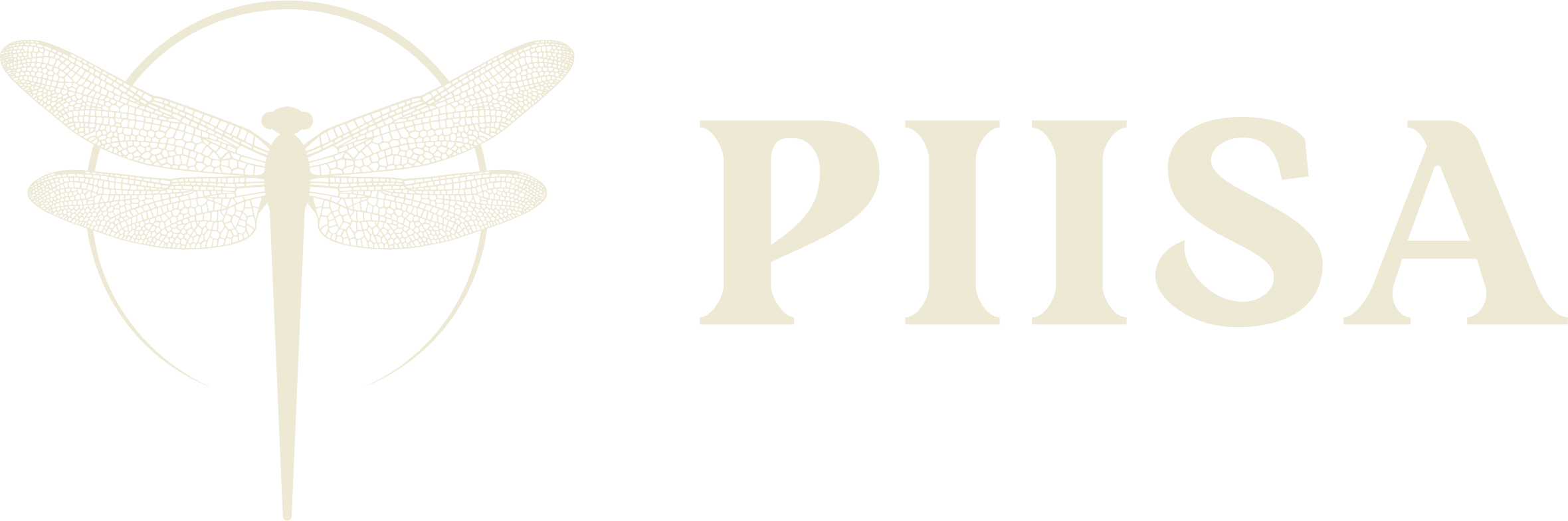 Logo of Piisa with a dragonfly